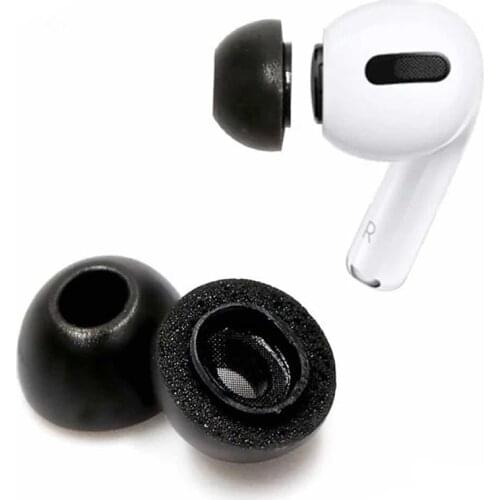PZOZ for airpods pro ear tips Memory Foam Ear Tips Buds Bluetooth Wireless Case Earphone Tips Soundproof Earplug airpods pro 1:1