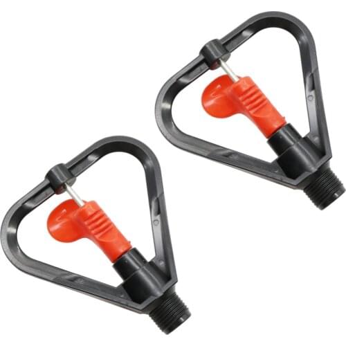 360 Degree Rotatable Watering Sprinklers 1/2 Inch External Thread Rotary Nozzles Head Garden Yard Lawn Water Sprayer 20 Pcs