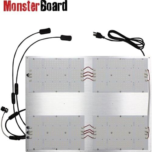 Geeklight monster board kit V4 plus mix uv ir swith LM301H+CREE+LG led indoor grow light for grow tent