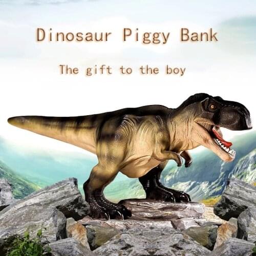 28-36CM Creative Cartoon Piggy Bank Dinosaur Children 's Toy Money Saving Box Home Desktop Decor Hot Birthday Gift For Boys