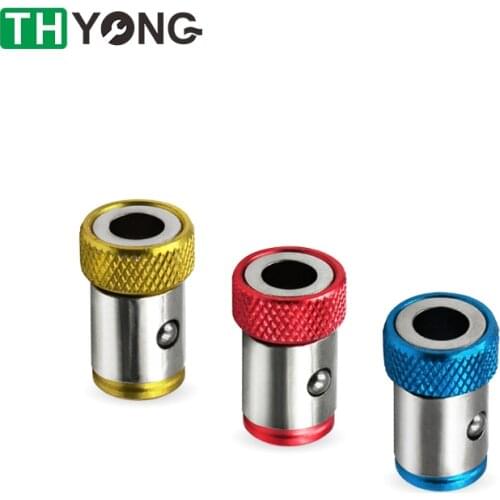 Universal 6.35mm Magnetic Ring Alloy Anti-Corrosion Strong Magnetizer Drill Bit Crewdriver Bits Hand Tools