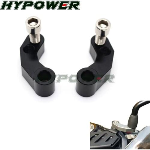 10mm Universal CNC Aluminum Motorcycle Bike Mirror Mount Riser Extender Adapter M10