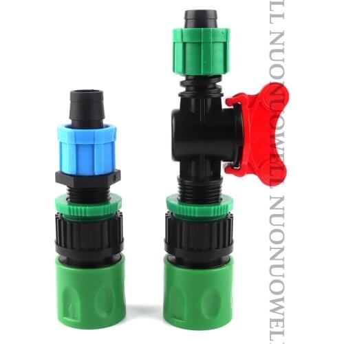 2pcs 16mm Drip Tape Hose Connector Garden Quick Connector Garden Water Hose Adapter Connector Hose End Connector