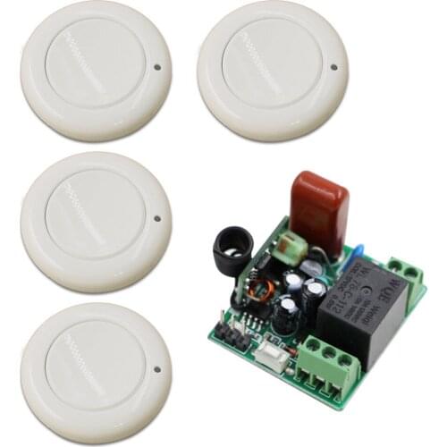 315/433mhz Mini Receiver withTransmitter 220V 1CH 10A Relay RF Wireless Remote Control Switch System for Light Lamp Hot Sales