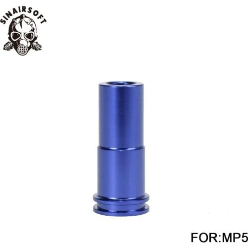 7075 Aluminum CNC Built-in single O-ring Preventg Air Leaking Seal MP5 Nozzle For Airsoft AEG Paintball Hunting Accessories