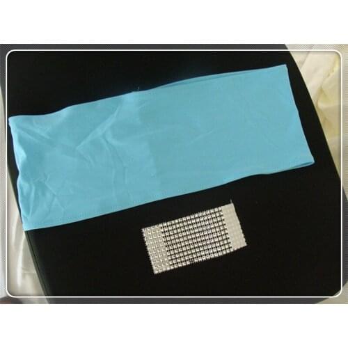 100 chair spandex chair bow with separate buckle lycra chair band free shipping