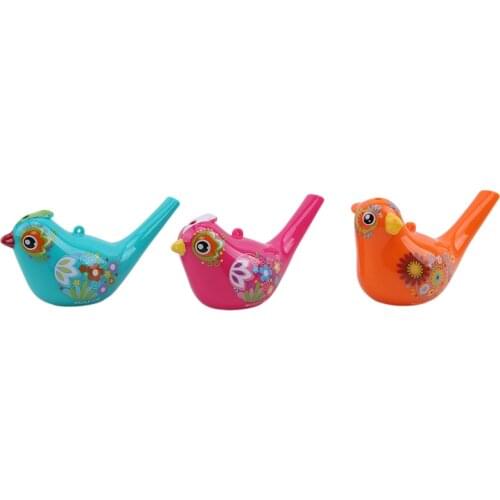 Coloured Drawing Water Bird Whistle Bathtime Musical Toy For Kid Early Learning Educational Children Gift Toy Musical Instrument