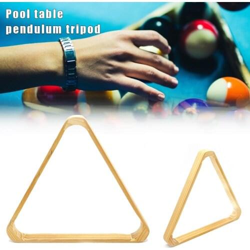 Wooden Billiard Table Pendulum Tripod Snooker Black Eight Nine Ball Billiards Box Pool Table Triangle Ball Rack