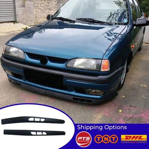 For Renault Europa laguna model FRONT SPOILER BUMPER LIP Euro Spoiler Lip Universal 2 pcs Body Kit