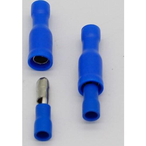 Hot 50 X Yellow Male Female Bullet Connector Crimp Terminals Wiring