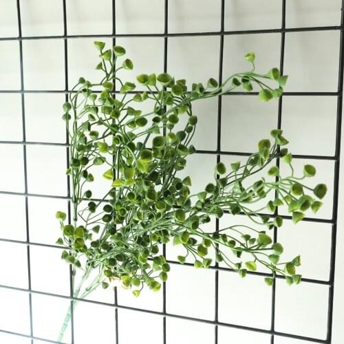 Artificial Plants Green Grass Fake Plastic Plant Grass Garden Home Decoration Green Plant Leaf Green Plant Vine Simulation Grass