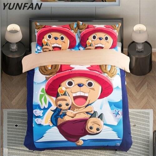 Cartoon characters Anime Young rabbit Bedding Sets Comfortable soft cute bedclothes duvet cover quilt cover pillow cases