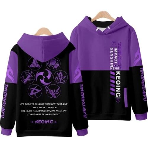Genshin Impact Game Cosplay Costume Men Pullover Hoodie Sweatshirt Boys Girls 3D Printed Harajuku Streetwear Oversized Tops