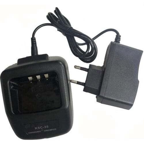 KSC-35 Walkie Talkie Battery Charger For Kenwood KNB-45L KNB-45 For TK-U100 Li-ion Battery charger 110V/220V