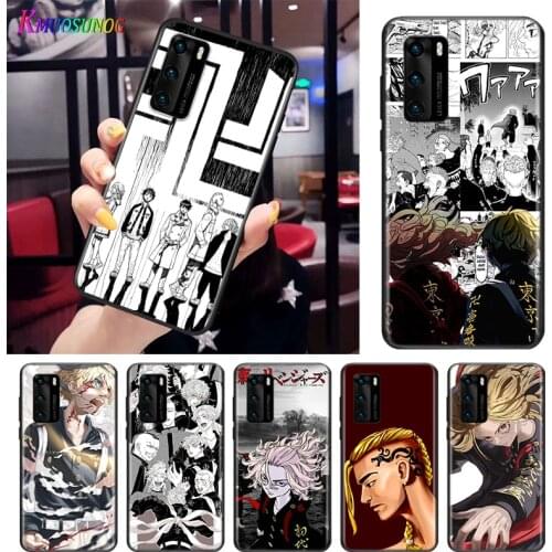 Tokyo Revengers For Huawei P Smart S Z Mate 40 RS 30 20 10 Pro Plus Lite 2019 2020 2021 Black Soft Phone Case