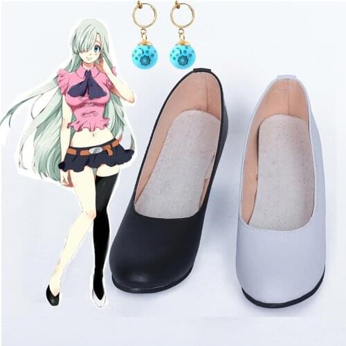 Custom Made The Seven Deadly Sins Elizabeth Liones Cosplay Shoes Boots Japanese Anime Nanatsu No Taizai Uniform Suit Costumes