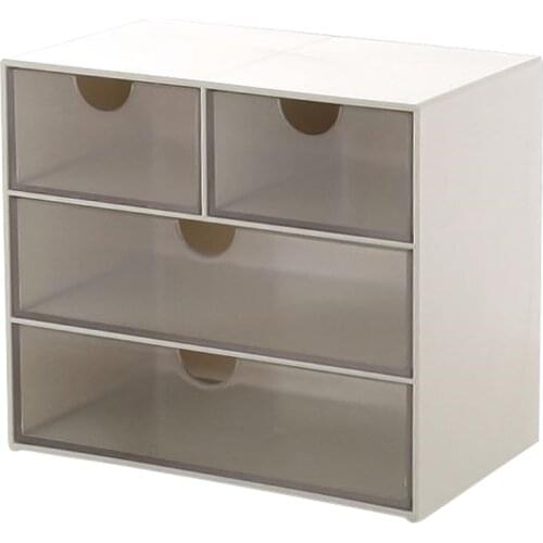 Plastic Jewelry Storage Box Mini Debris Cabinets Lattice Drawer Sorting Grid