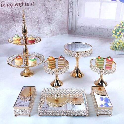 2020 hot 6-11pcs cake stand cupcake tray cake tools home decoration dessert table decorating party suppliers Wedding Display