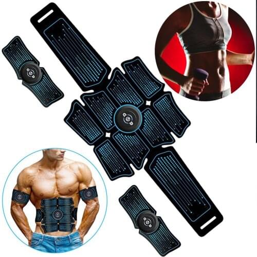 Abdominal Stimulator Muscle Trainer Exercise Gym Tools Smart Massage Machine Wireless Workout Sport Press Fitness Equipment
