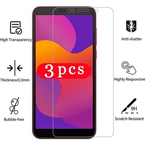 3Pcs for huawei honor 9 9C 9S 9N 9i 9X lite pro play 9A phone screen protector tempered glass protective film smartphone glass