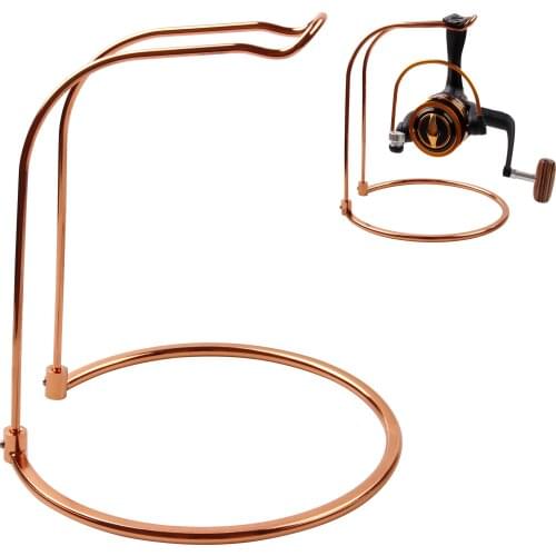 1PCS Fishing Reel Holder Rose Gold/Silver/Gold Stainless Steel Fishing Reel Stand Stable Holder