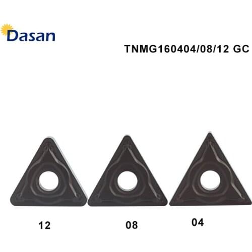 10PCS TNMG160412 GC Solid Carbide Inserts TNMG120404 Turning Tool Knife Blades Cutting CNC Tools Lathe Cutter for Steel Quenched