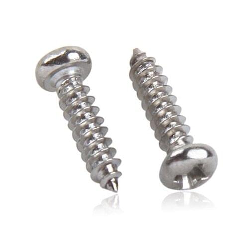 100Pcs M1.4 Phillips Round Head Screw Alloy Self tapping screw cross head electronic screws bolts Tightening screw 2.5-10mm long