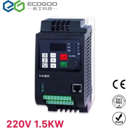 CNC Spindle motor speed control 220v 1.5kw/2.2kw VFD Variable Frequency Drive VFD 3HP frequency inverter for motor NEW
