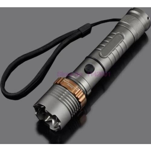 20pcs XML T6 8000 Lumens 3 Modes LED Self Defense Aluminum Alloy Torch Flashlight Waterproof Lantern For Camping