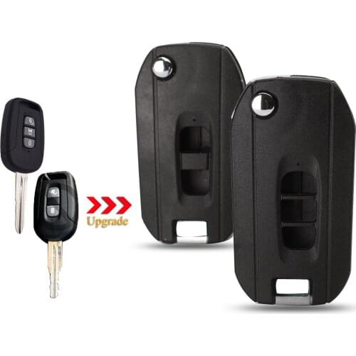 Kutery 10pcs/lot 2/3 Buttons Replacement Modified Flip Folding Remote Car Key Shell Case For Chevrolet Captiva