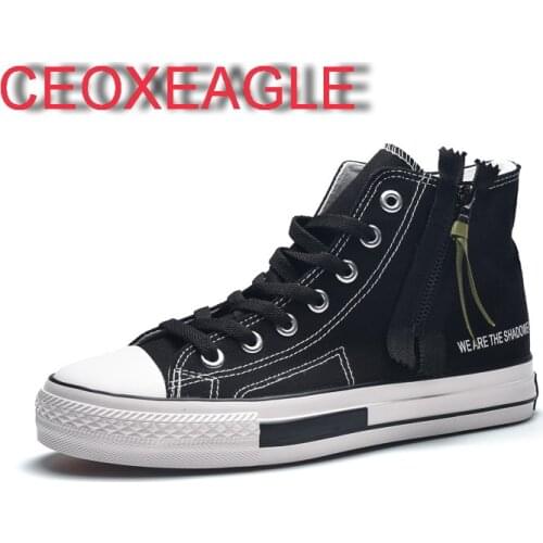 Plimsolls mens canvas sneakers rope soled shoes skateboard shoes rubber Overfire thick bottom cork high top mens Soft bottom