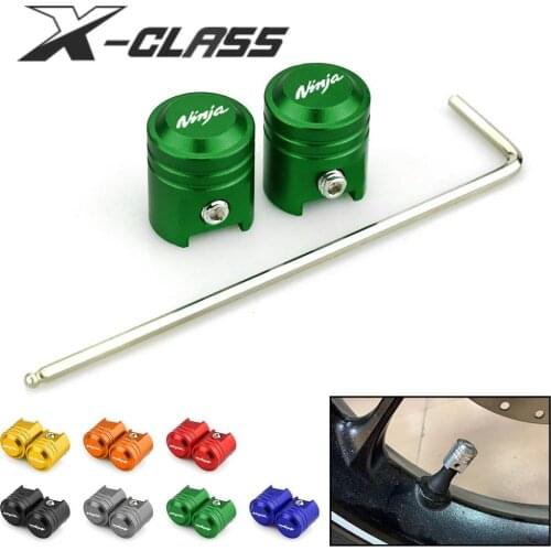 For Kawasaki Ninja 250 300 400 650 2010-2019 Motorcycle Tire Valve Wheel Tyre Valve Air Port Stem Cover Cap Plug Accessories