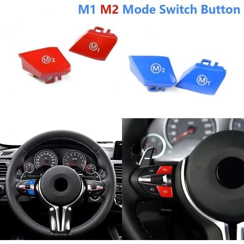 Car Steering Wheel M1 M2 Mode Switch Button For BMW M3 M4 M5 M6 X5M X6M F80 F82 F83 F10 F15 F16 F30 F32 F34 F36 F06 F12