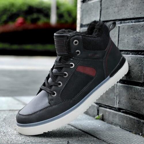 2021 Winter Men Boots Mens Ankle Boots Autumn New Shoes Warm Shoes Boots Male Men Shoes