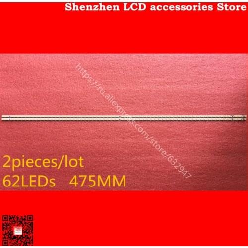 New 2 Pieces/lot LED42K200 HE420FF-E07 LED strip GT-1110977-A GT-1110977-B RSAG7.820.4691 62 LEDs 475MM