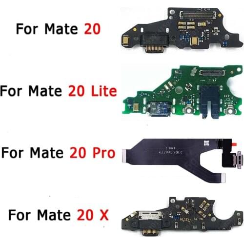 Original Charge Board For Huawei Mate 20 Pro Mate20 Lite X 20X Charging Port Flex Plate Usb Connector Ribbon Socket Spare Parts