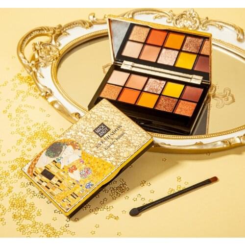 Oil Painting Eyeshadow Earth Color Pearlescent Matte Eyeshadow Palette