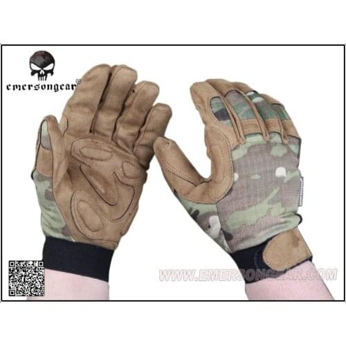 Emerson Tactical Full Finger Lightweight Camouflage Glove Multicam EM5368