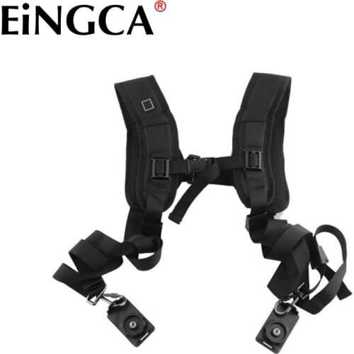 Professional Double Shoulder Belt Quick Strap for Canon 70D 80D 5DIII 5D4 6D 77D 7DII D5500 D7200 D610 D810 DSLR Camera
