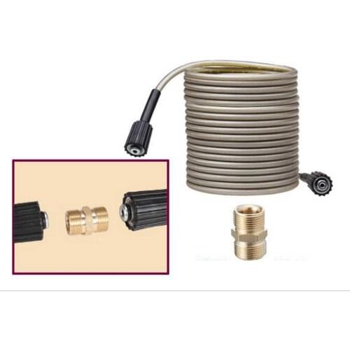 50ft 5000PSI High Pressure Washer Hose M22 Connector Extension Hose Car Washer Water Cleaning Extension Hose Water Hose