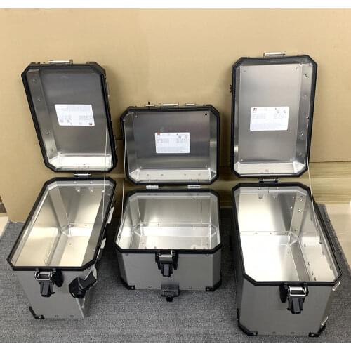 Suitable for BMWR1200GS/ADV 1250GS/ADV motorcycle aluminum alloy three-box tail box side box/handle armrest backrest lining tool