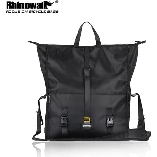 Rhinowalk 25L Multifunction Riding Messenger Bag for Riding Working Travel Business Trip Portable Pannier Bag Travel Cycling Bag