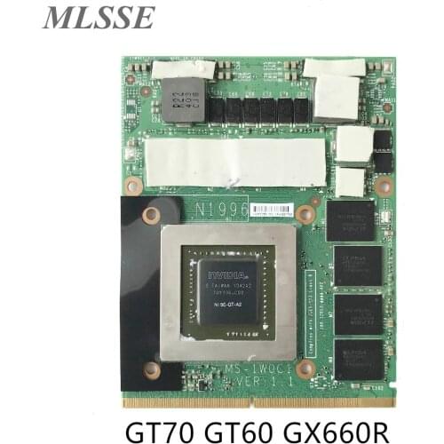 GTX 870M 6GB DDR5 MS-1W0C1 N15E-GT-A2 VER:1.1 Video VGA CARD FOR MSI GT70 GT60 GX660R GT660 GX680 GT683DX GX780 GT783DX