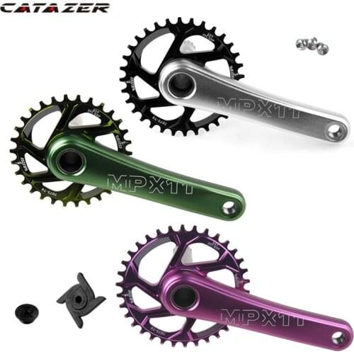 Catazer Mountain Bicycle Crank Suit Sprocket 170/175mm Chainwheel Narrow Wide 30/32/34/36/38T Sprockets for SRAM GXP XX1 X9 XO
