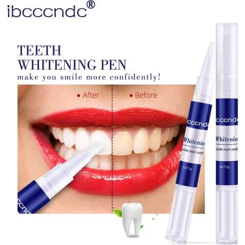 1 Piece Portable Teeth Whitening Gel Pen Tooth Cleaning Bleaching BrushTeeth Bright White Pens Dental Tool Oral Care