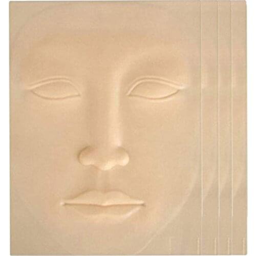 2/5/10PCS Microblading Cosmetic Silicone 3D Practice Skin for Face Eyebrow Eyeliner Tattoo Makeup Training for tattoo supplies