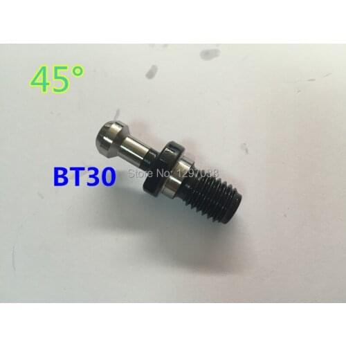 2pcs BT30 45 degree Pull Stud machine tool spindle bt30 cnc milling tools holder,ER collet chuck cnc milling machine tool