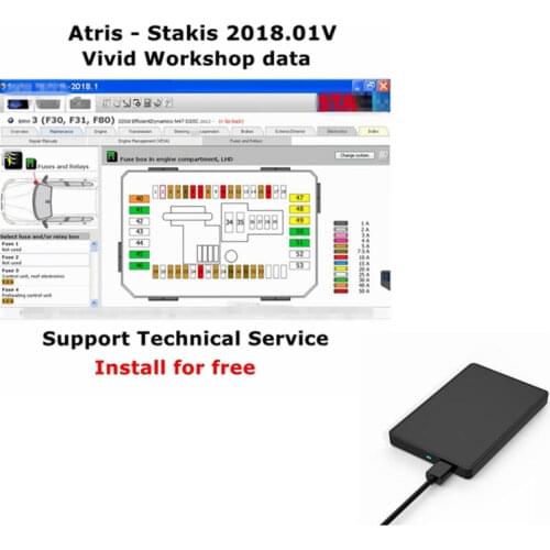 2021 Vivid Workshop DATA 2018.01v Hot Arrival Automotive( (Atris-Technik) Parts Catalog Vivid Europe Repair Software 80gb HDD