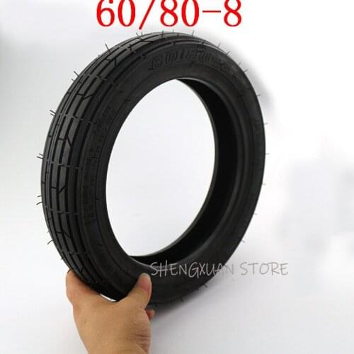 Motorcycle accessories 10 inch explosion-proof tyres 60/80-8 Tubeless vacuum tires fits electric scooter mini motorcycle 10"tyre