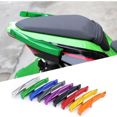 Motorcycle CNC Aluminum Rear Passenger Grab Bar Handle Holder Rail Compatible For Kawasaki NINJA400 Z400